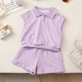 thumbnail image 2 of Soepste 12-18 Month Girl Clothes Summer Girls Summer Sets Toddler Girl Outfits Baby Girl Summer Clothes Sleeveless Tops And Shorts Clothing Sets, 2 of 9