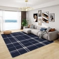 thumbnail image 1 of Buffalo Check Rug Indoor - 2x3 Rug - Buffalo Plaid Rug - Navy Blue and White Checkered Area Rug - Buffalo Check Rugs - Farmhouse Gingham Carpet, 1 of 7