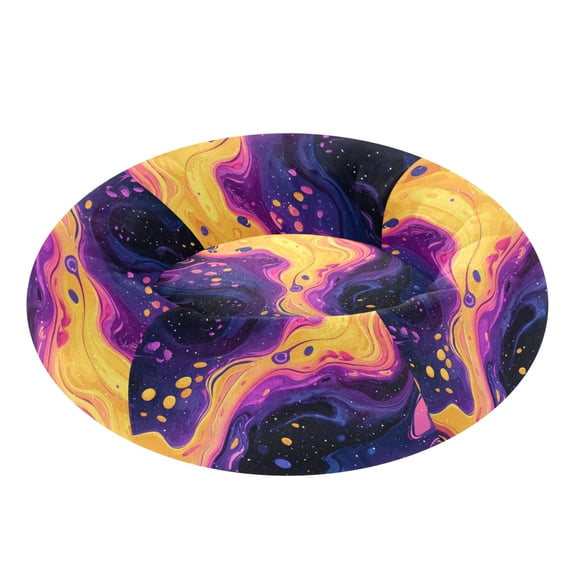 Pet Bed Pet Mat Cozy Removable & Washable Comfort For Cats And Dogs Psychedelic Colors Pattern