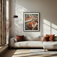 thumbnail image 2 of Over Market Square, Wrocław 01 - Wrocław Dolnośląskie Poland Photography Cityscape Architecture Travel Poster Skyline Autumn Scenic Vintage Black Framed Wall Art Print 8 x 10 inches, 2 of 4