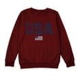 thumbnail image 6 of DondPO Hoodies for Women Oversized USA Sweatshirt Women's Long Sleeve Casual Pullover Sweatshirt for Women Oversized Sweatshirt for Women Multi-color L, 6 of 6