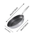 thumbnail image 2 of SIfdSeng Tri Ply Stainless Steel Frying Pan with Side Honeycomb Texture for Even Heat Distribution and Cooking, 2 of 6
