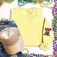 thumbnail image 5 of Zedker Mardi Gras Clothes for Women Light Sweatshirts Merry And Bright Xmas Long Sleeve Shirts Crewneck Pullover Tops, 5 of 5