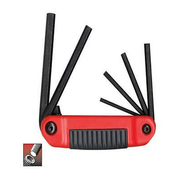 Eklind Tool Eklind ErgoFold 5/32 to 3/8 in. SAE FoldUp Hex Key Set 6