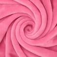 thumbnail image 4 of Twin Blanket Flannel Fleece Blankets for Couch, Fuzzy Cozy Lightweight Warm Comfort Super Soft Fluffy Plush Blankets for Bed Sofa 260GSM, Suitable for All Seasons (Pink,60x80inches), 4 of 7