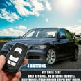 thumbnail image 2 of Unique Bargains 4 Button Key Fob Case Keyless Entry Remote Key Shell for BMW 328i for BMW 435i with Blade No Chip Black, 2 of 7