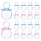 thumbnail image 1 of 24 cajas de chupetes para chupetes: recipientes transparentes para regalos de baby shower, cajas rellenables para celebraciones de cumpleaños de bebés., 1 of 6