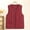 Wine, variant on Fall Jackets For Women 2025 Sevevn Women's Quilted Vest Rib Collar Lightweight Zip Padded Gilet
