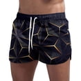 thumbnail image 1 of Cathalem Shorts de Course pour Hommes Légers avec Poches, Noir TTTG, 1 of 4