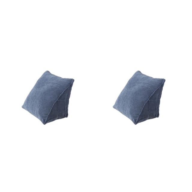 Transemion Convenient And Durable Back Support Cushion For Daily Good Bounce Cushion Pillow blue 2Set