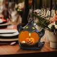 thumbnail image 4 of Halloween Decorations Indoor, Cute Ghosts Candlestick, Halloween Cartoon Ornaments for Girls Women Halloween Birthday Gift Home Table Centerpiece Decor, 4 of 9