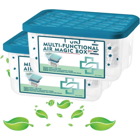 Air Magic Box, Indoor Air Purification Dust Removal Magic Box, Long-Lasting Air Freshener 120g for Home, Bedroom, Office, Pet Areas,Air Purification Convenient and Easy to Use