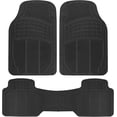 thumbnail image 1 of Alfombrillas para coches, camiones y SUV, juego de 3 alfombrillas para todo tipo de clima con diseño de ajuste universal, alfombrillas de coche duraderas con ranuras de captura, 1 of 3