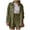 Army Green, variant on Women Short Set Two Piece Outfits Sets Button Down Shirt Short Summer Clothes Outfit for Women