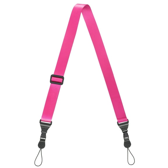 KIQ Quick Detach Nylon Shoulder Strap Replacement for iPad Samsung Tablet Nikon Canon Camera - Hot Pink