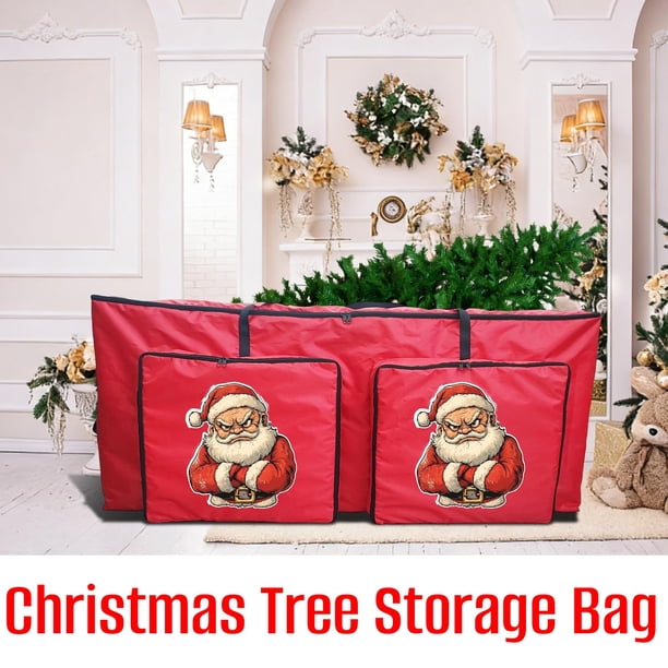 Organizadores de armario y almacenamiento, Organización y almacenamiento, Contenedores de almacenamiento, Bolsa de almacenamiento para árbol de Navidad, Bolsas de almacenamiento para ropa, edredones d