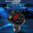 thumbnail image 3 of Bluetooth 5.0 FM Transmitter Dual USB Cigarette Lighter Adapter, 3 of 17