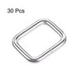 thumbnail image 5 of Unique Bargains 26x19mm Rectangle Buckles Iron Electroplated Silver Tone 30Pack, 5 of 5