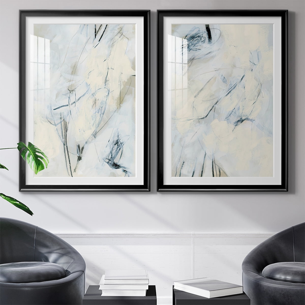 Wexford Home Liminal Space I Premium Framed Print, 22.5" x 30.5" - Ready to Hang, Black (Set of 2)