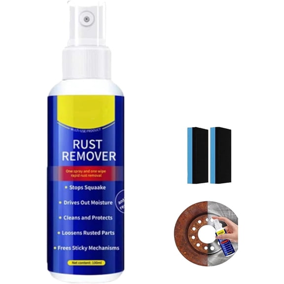 Rust Remover, 2026 Upgrade Rust Remover for Metal, Anti-Rust Lubricant Spray,Multi-Purpose Lubricant Rust Remover Spray For Vehicles, Tools, Chains