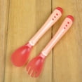 thumbnail image 4 of 2 Count Raise Toddler Fork and Spoon, 12+, 4 of 4