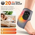 thumbnail image 5 of TripleHBB 3 in 1 Foot Massager with Heat, Red Light, Triple Therapy, Cordless, Portable Ankle Massager, 3 Vibration Modes, 3 Heat Levels, 5 Intensity Levels, 5 of 8