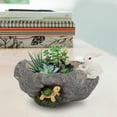 thumbnail image 1 of Plant Container, Desktop Succulent Pot, 7.3x4.9x4.1 Inch Resin Material For Indoor Desktop Resin Crafts Home Decoration Office, 1 of 8