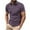 Purple, variant on ohmzyzo Mens Business Work Shirts Casual Short Sleeve Solid Color Dress Tee Tops Quick Dry Regular Fit Golf Shirts Button Down Soft Breathable Blouses Khaki XXL