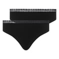 thumbnail image 1 of Chantelle Braguitas para mujer paquete de 2 - Cozy Chic, invisibles, transpirables Negro L (Large), 1 of 7