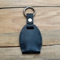 thumbnail image 4 of Handmade Key chain Leather Protective Key Holder Large Capacity Protective Case Key sleeve Key fob Case (Black), 4 of 8