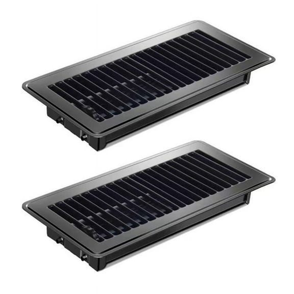 2pcs Floor Register 4x10Inch,Heavy Duty Floor Vents,Heat Air Vent Covers,Floor Vent Covers for Heater Floor Register A