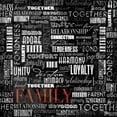 thumbnail image 2 of Grey, Jace 12x12 White Modern Wood Framed Museum Art Print Titled - FAMILY, 2 of 4