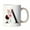 BZYZ116A, variant on 1pc, Initial Letter Mug, Name Mug, Funny Coffee Mug, Monogram Mug, Floral Alphabet Mug, Flower Coffee Mug, Gift For Mom Daughter, Ceramic Mug Double-sided Design, Coffee Cup, Tea Cup, Drinkware