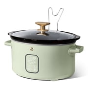 Beautiful 6 Qt Programmable Slow Cooker, Sage Green by Drew Barrymore