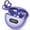 Purple, variant on Bloydek Open Ear Clip On Earbuds, Bluetooth 5.4 Non-In-Ear Wireless Earbuds, IPX5 Waterproof, Surround Stereo Sound, LED Power Display for Sports, Purple