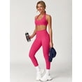 thumbnail image 5 of PISONIC Womens Workout Sets Adjustable Straps Sports Bras and High Waist Leggings Sets Pilates 2 Piece Outfits for Women, 5 of 6