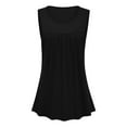 thumbnail image 3 of NECHOLOGY Tanks For Women Women Lace Trim Tank Tops V Neck Fashion Casual Sleeveless Blouse Vest Shirts Black X-Large, 3 of 5