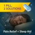 thumbnail image 2 of Unisom PM Pain Nighttime Sleep-aid + Pain Reliever, Acetaminophen & Diphenhydramine HCI, 30 Caplets, 2 of 10