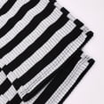 thumbnail image 6 of UKHCCC Girls 2 Piece Outfit, Striped Long Sleeve Crop Top and Wide Leg Pants Set with Drawstring Waist, Fall Winter Clothes Ages 7-15, 6 of 9
