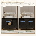 thumbnail image 5 of 48" Bathroom Vanity with Ceramic Sink Freestanding Storage Cabinet w/ 7 Drawer(Ship in 2 Boxes), 5 of 10