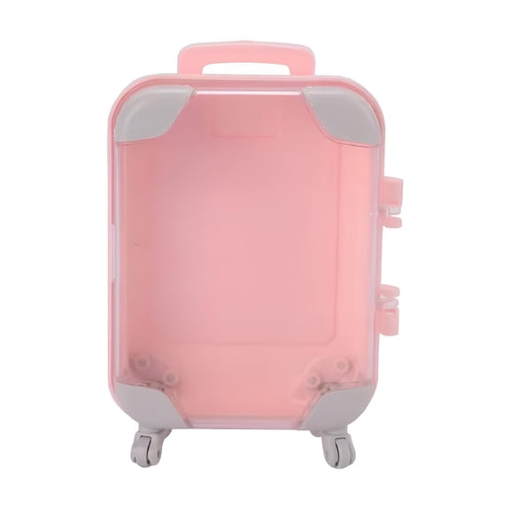 ACDANC Portable Mini Makeup Suitcase Box False Lashes Storage Travel Makeup Organizer Case Make Up Cases Organizers And Storage