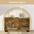 thumbnail image 4 of MIDODO Cat Litter Box Enclosure, Hidden Litter Box Furniture with Scratching Pad Cat Washroom Cat House Table for Living Room, 4 of 8