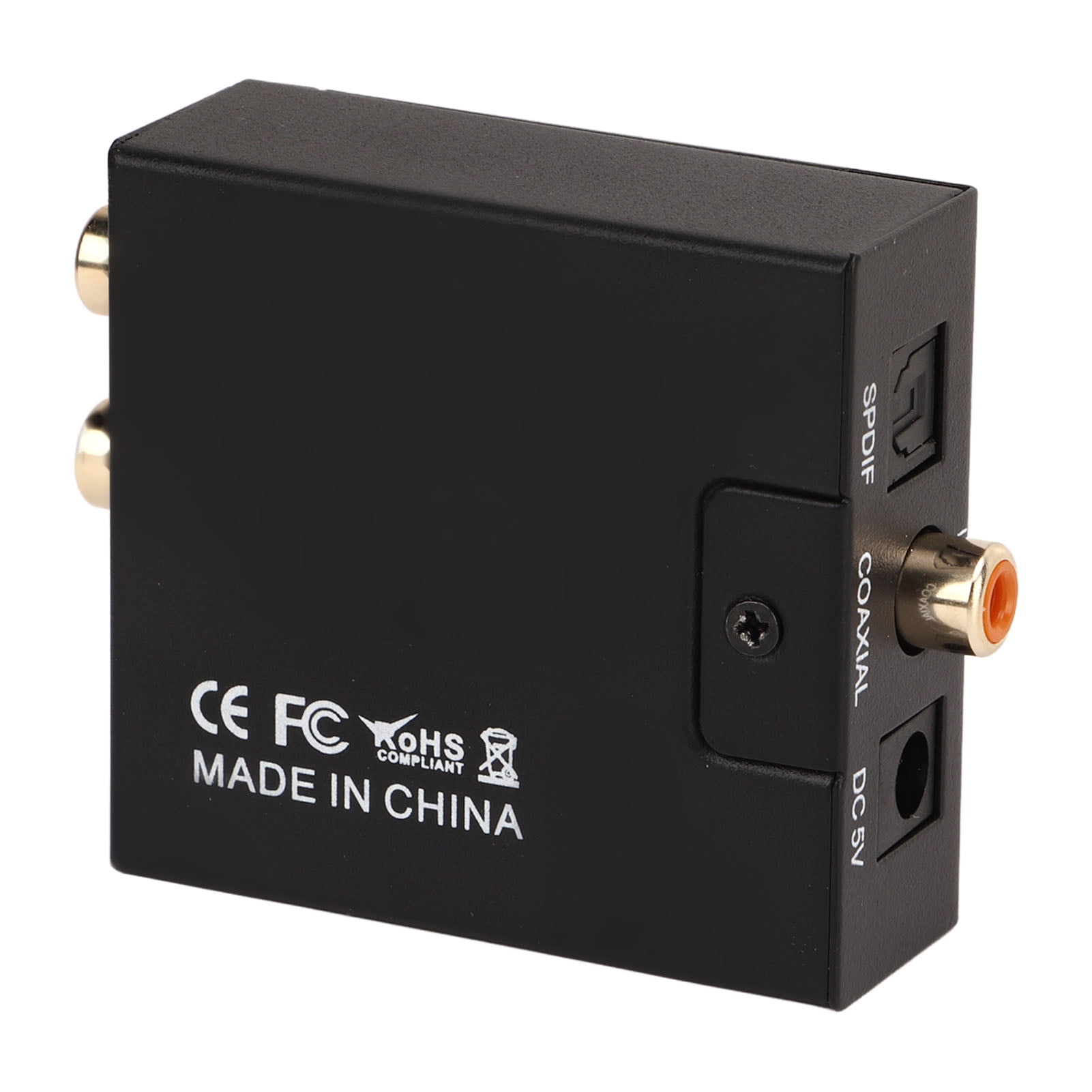 USB Digital To Analog Sound Adapter, Metal Digital To Analog Sound