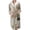 Khaki, variant on Plush Robes for Women Women's Fleece Plush Robe Long Warm Plush Bathrobe Loungewear Jacket Printed Comfort Robe Womens Robes