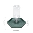 thumbnail image 3 of Quail Feeder and Waterer for Farm,Gravity Auto Poultry Food Dispenser,Dry/Wet Separation,Multi-Functional Water & Feed Container for Chicks,Quails & Small Farm Birds,Green, 3 of 7