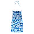 thumbnail image 5 of Womens Spaghetti Strap Floral Sundress Casual Summer A Line Mini Dress Lightweight Sleeveless Beach Dress Vacation, 5 of 5
