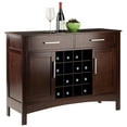 Winsome Wood Gordon Buffet Sideboard, Cappuccino Finish