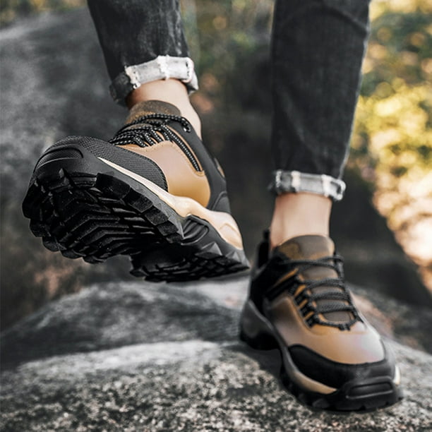 Zapatos de trekking para hombre Botas de senderismo impermeables y resistentes al desgaste para actividades al aire libre Walmart en linea