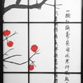 thumbnail image 2 of Oriental Furniture 6 Ft Tall Flower Blossom Room Divider, Black, 4 panel, 2 of 3
