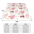 thumbnail image 3 of Zufioo a cow and a pig Fleece Blanket Queen Size,Plush Bed Blanket,Ultra Soft Throw Blanket,Plush Fuzzy Cozy Blanket Perfect for Bed,Couch-40"x30", 3 of 7
